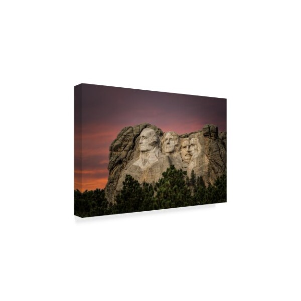 Galloimages Online 'Mount Rushmore Dark' Canvas Art,22x32